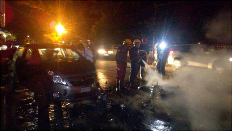Accident at IGP Point Shillong